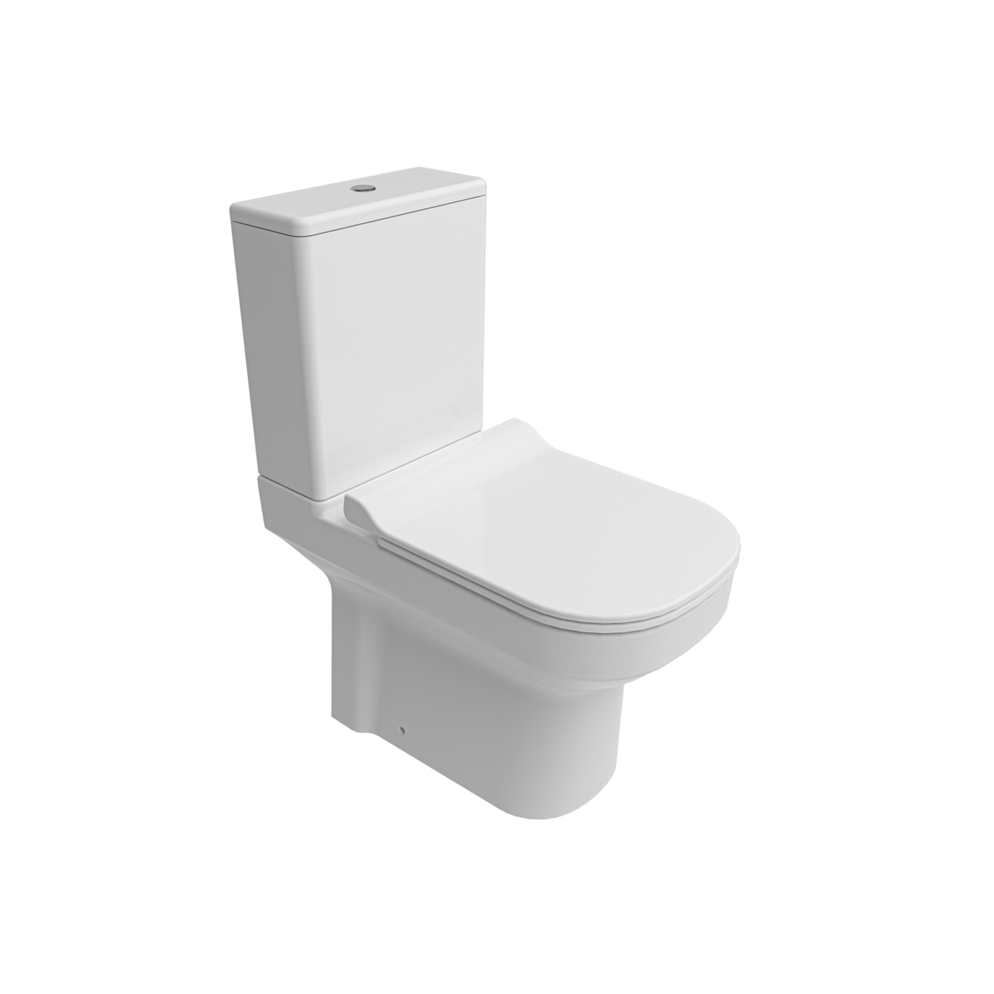 Loft Rimless Universal WC With Bidet Function + Bottom Inlet Cistern