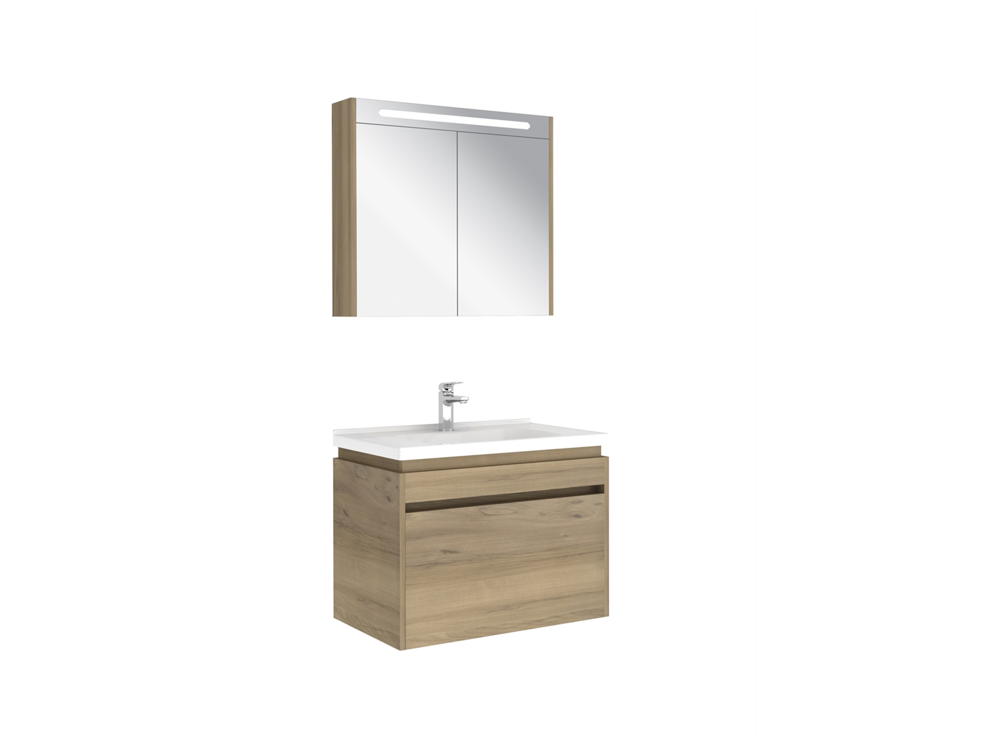 Idea 2.0 Tek Çekmeceli Set Pasific A 80 Cm