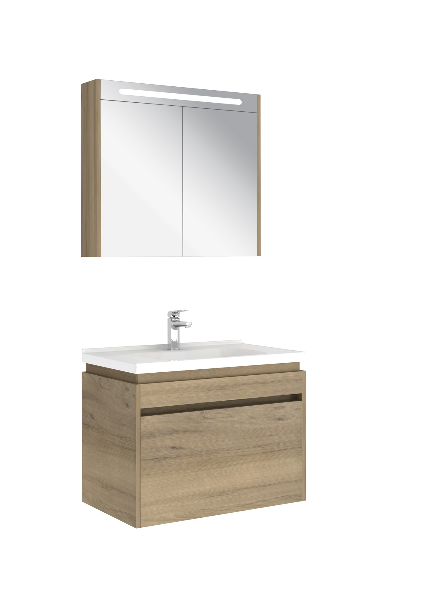 Idea 2.0 Tek Çekmeceli Set Pasific A 80 Cm