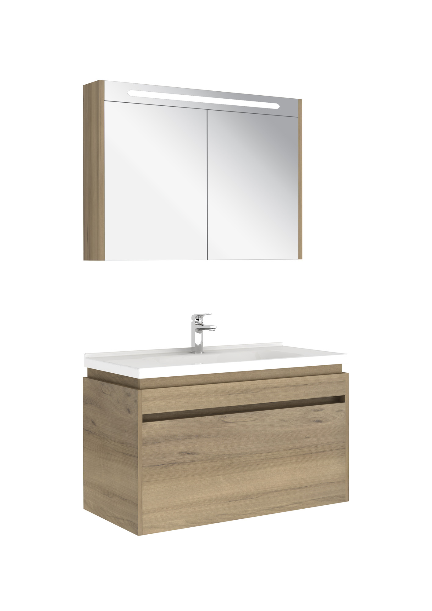 Idea 2.0 Tek Çekmeceli Set Pasific A 100 Cm