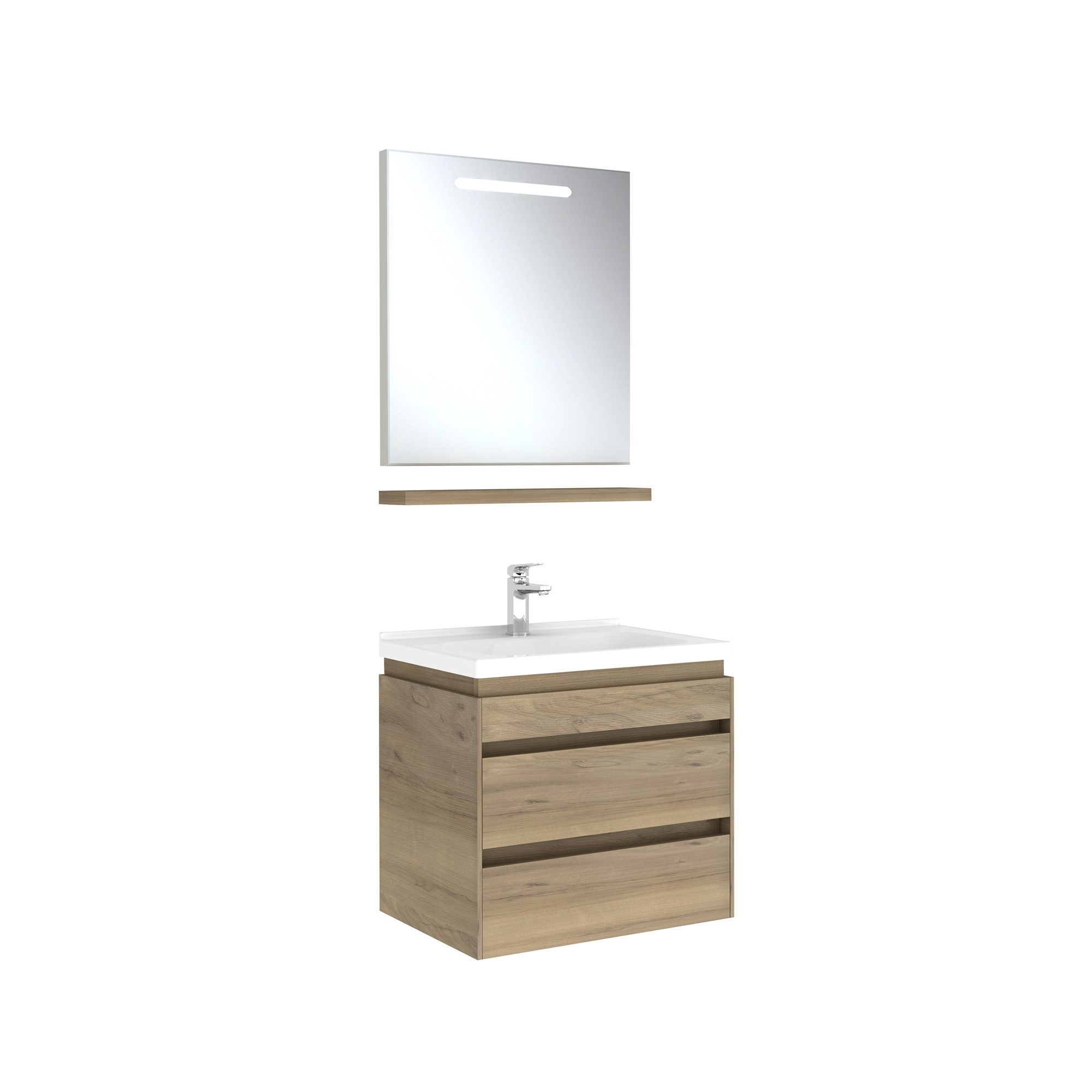 Idea 2.0 Çift Çekmeceli Set Pasific A 65 Cm