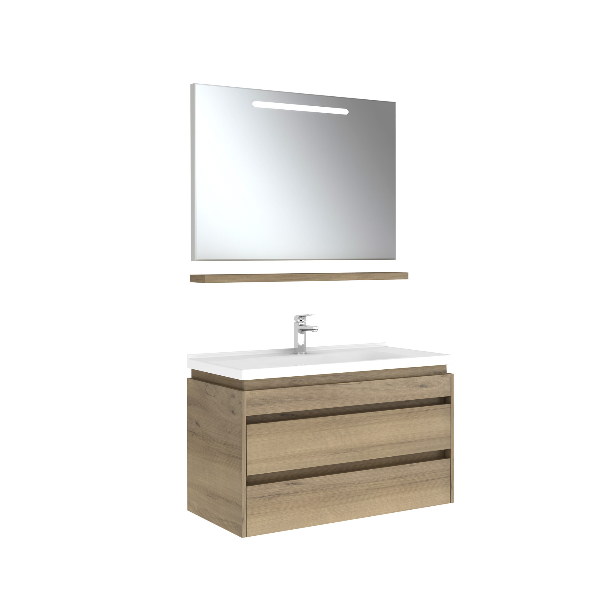 Idea 2.0 Çift Çekmeceli Set Pasific A 100 Cm