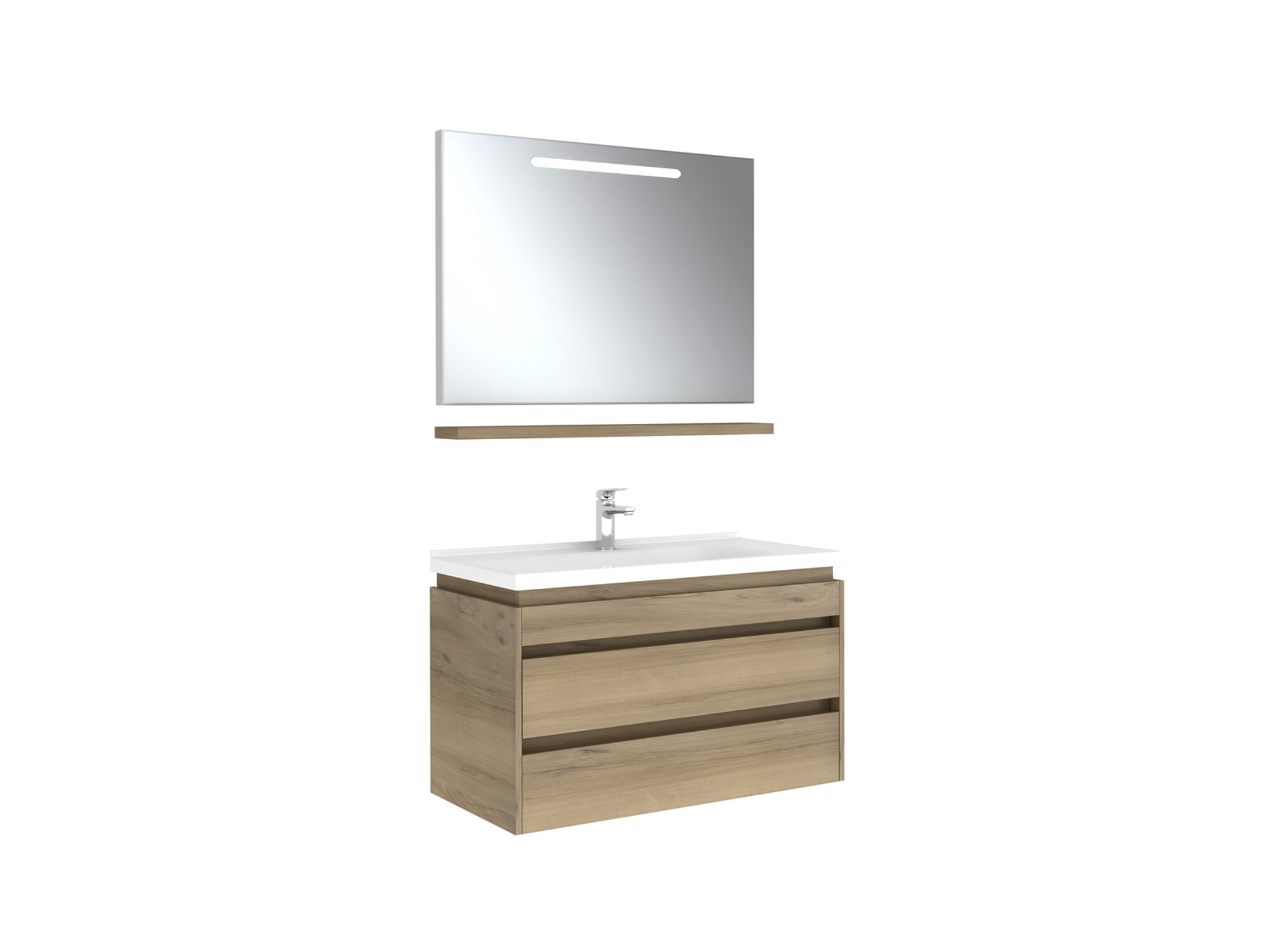 Idea 2.0 Çift Çekmeceli Set Pasific A 100 Cm