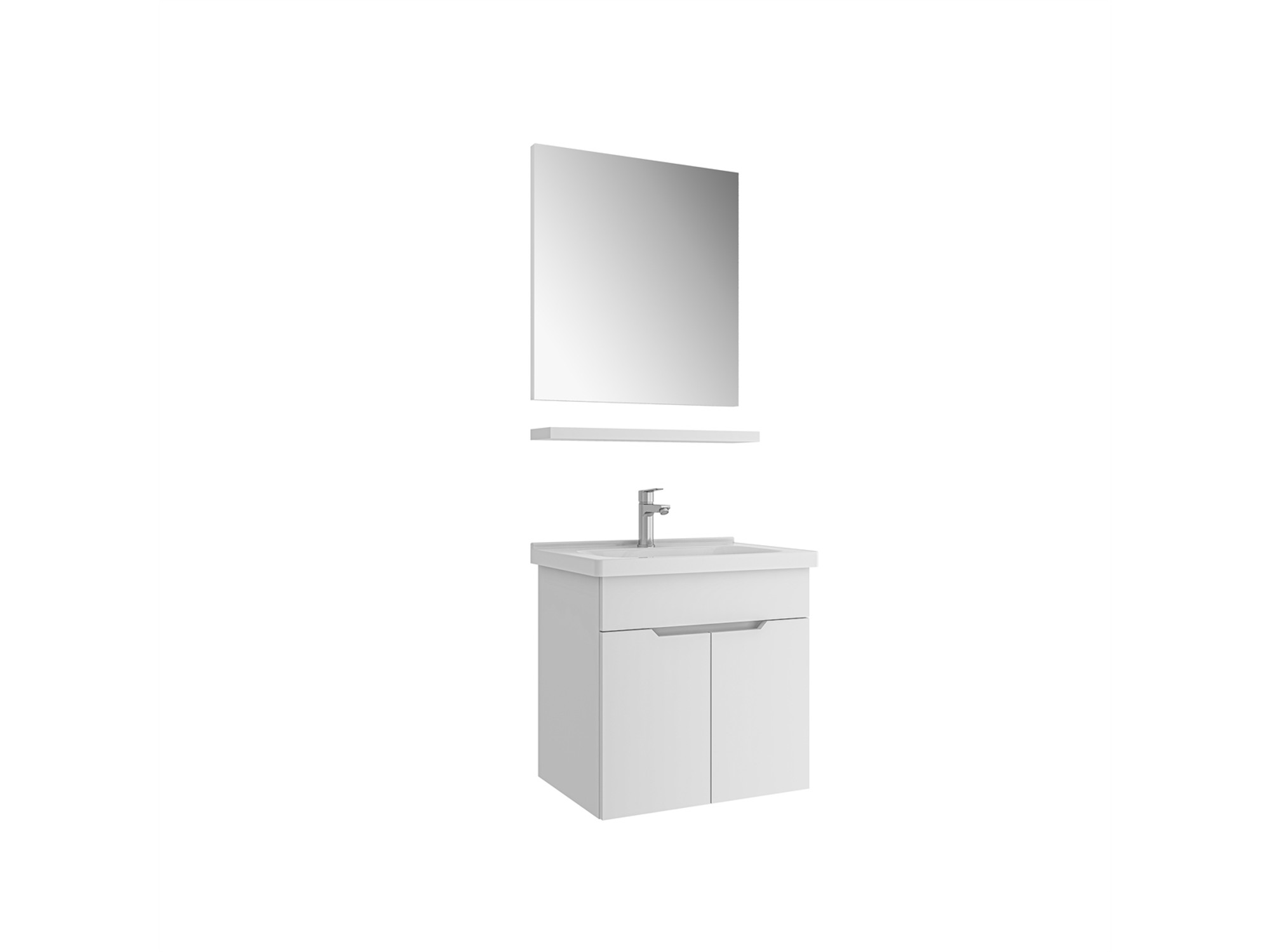 Stora Set Glossy White 65 Cm