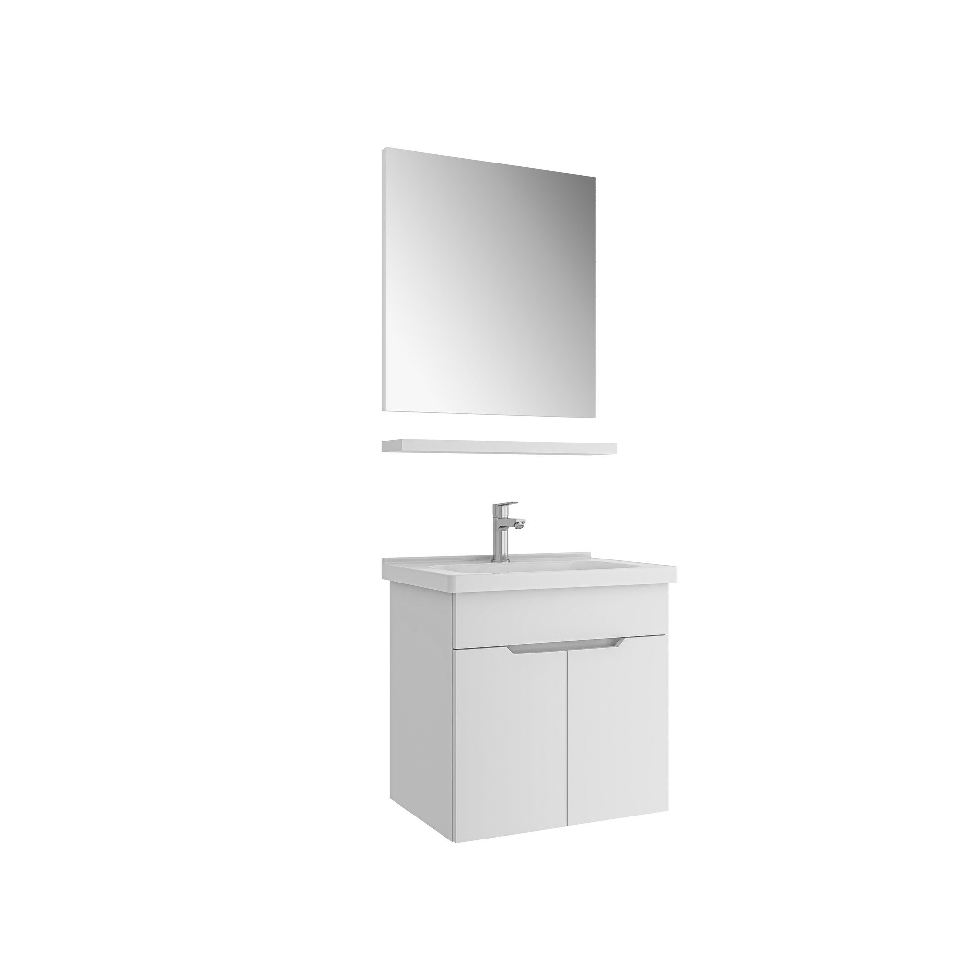 Stora Set Glossy White 65 Cm