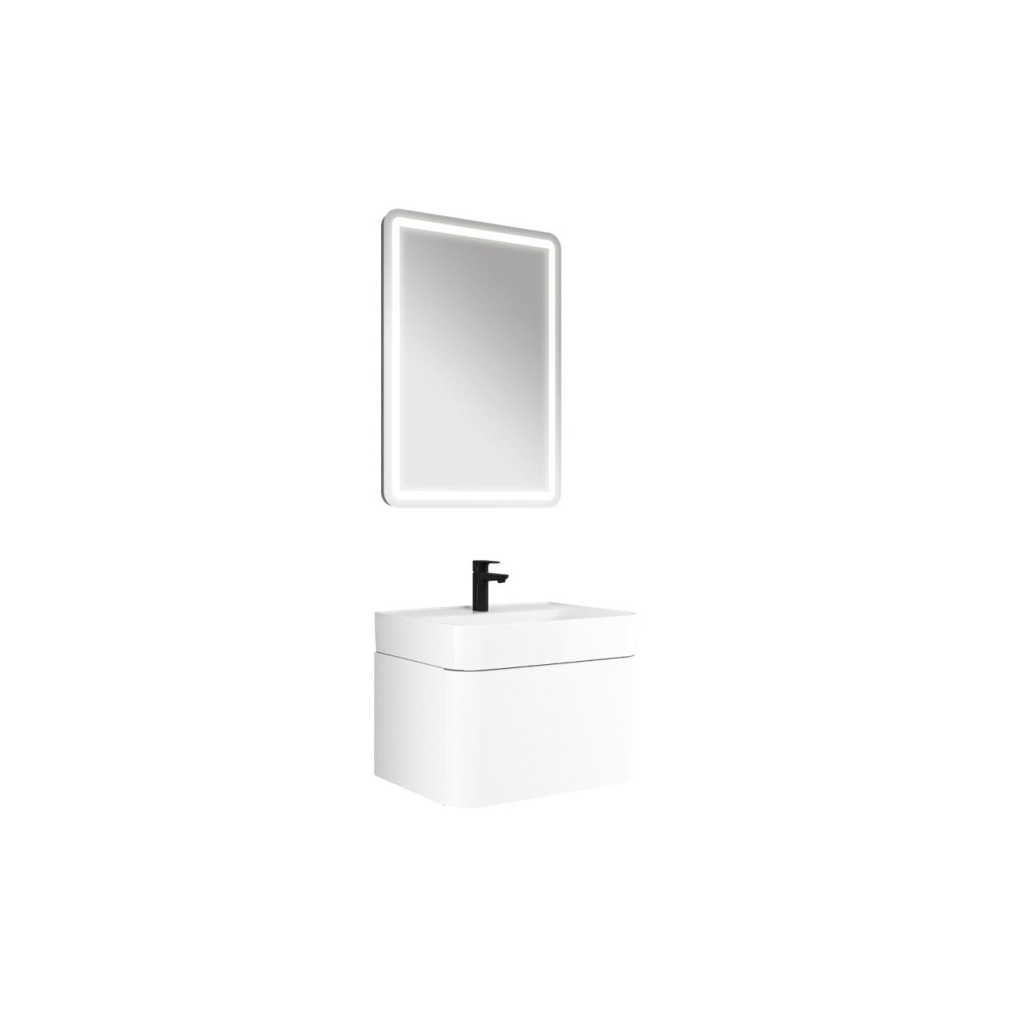 Fold Pro Set Matte White 65 Cm