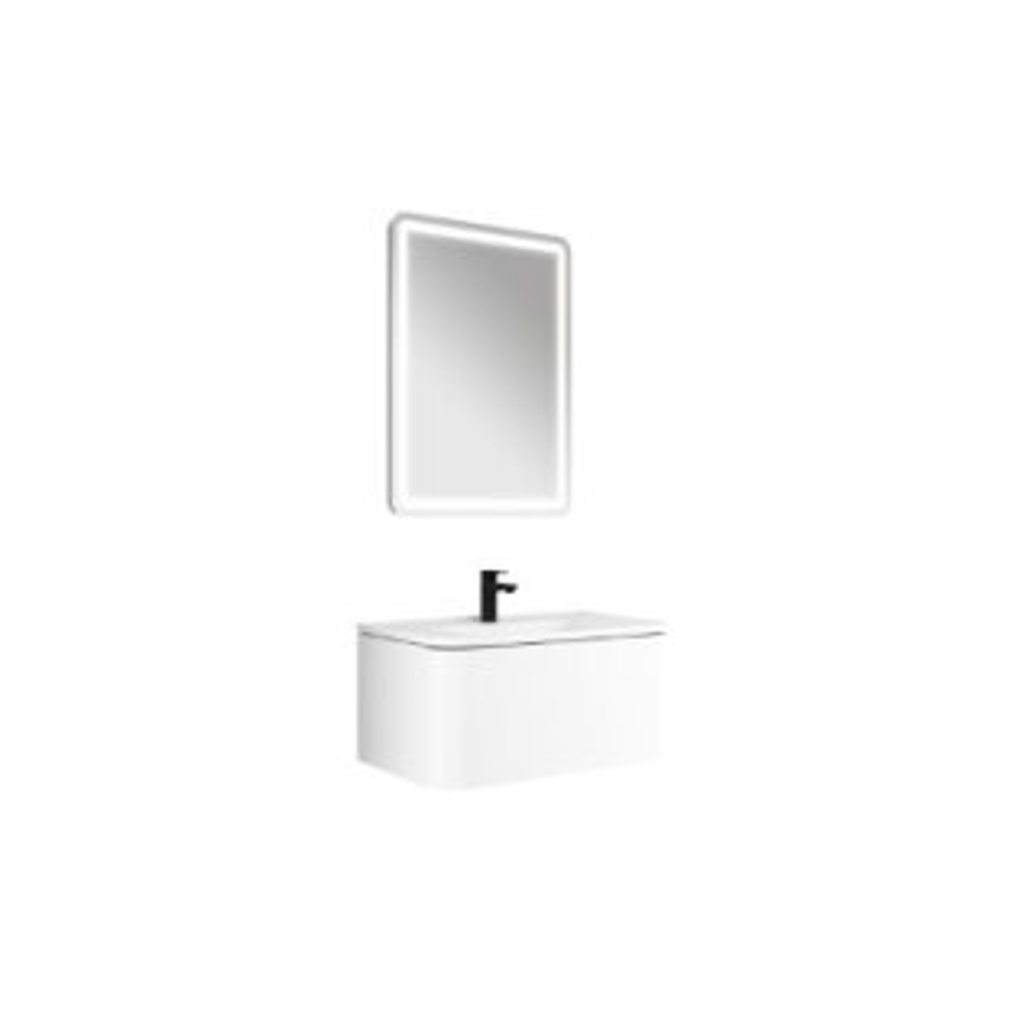 Fold Pro Set Matte White 80 Cm
