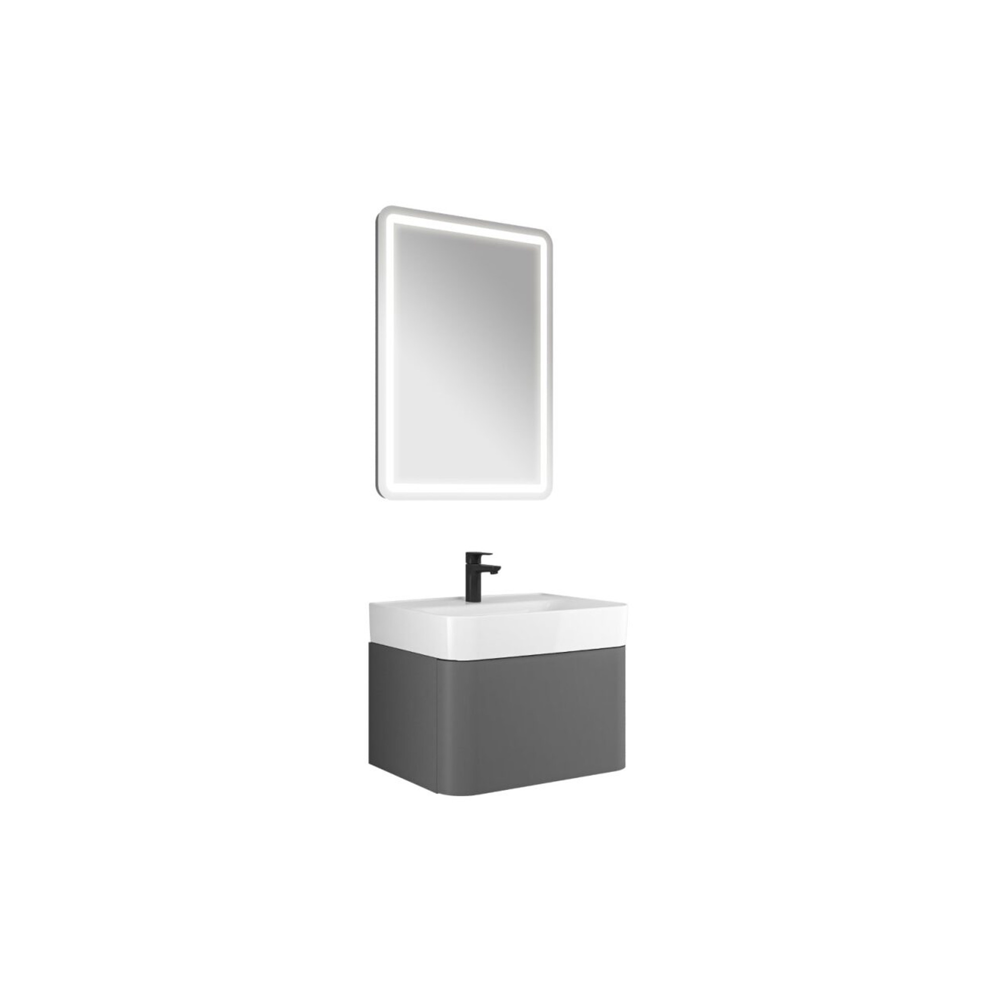 Fold Pro Set Matte Grey 65 Cm