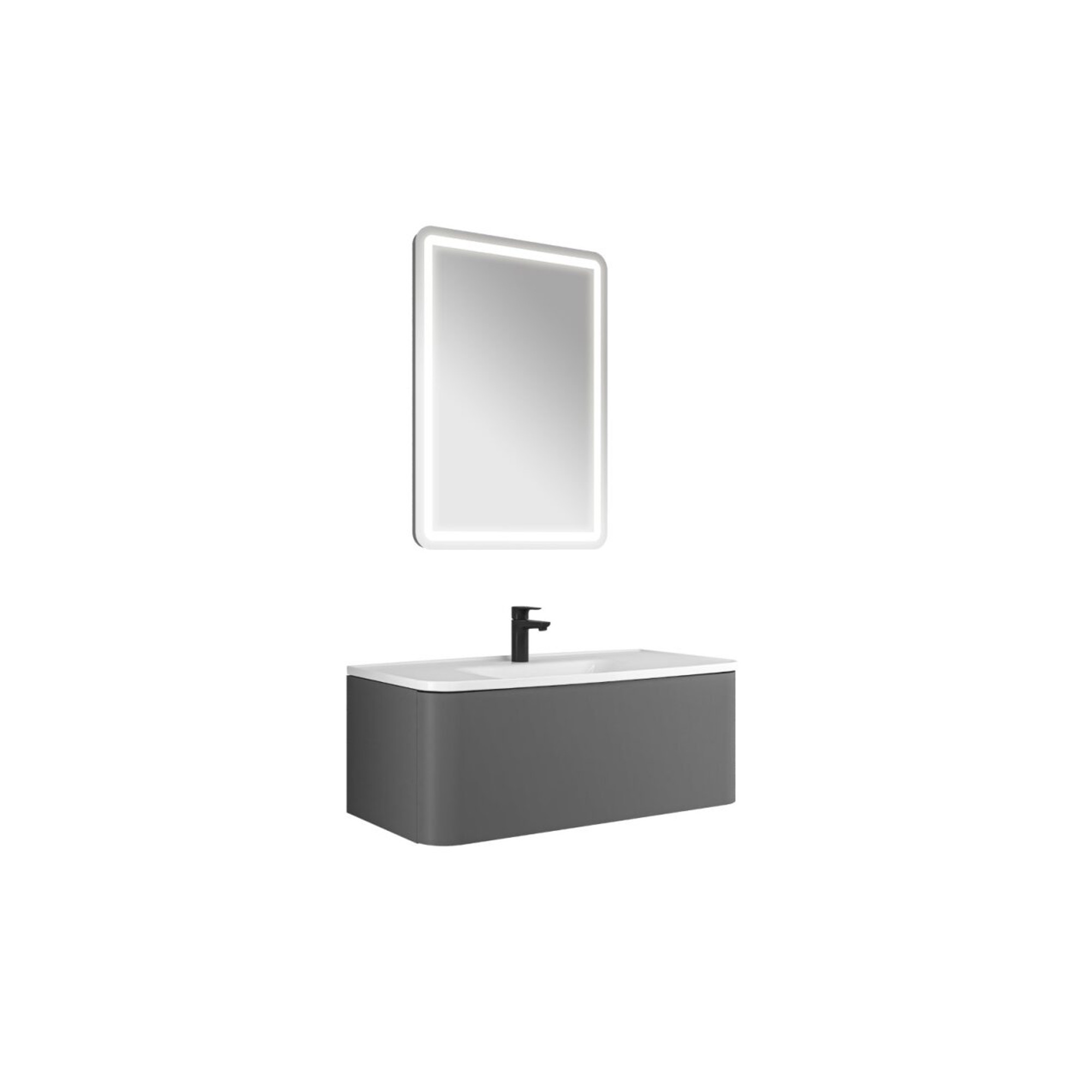 Fold Pro Set Matte Grey 100 Cm